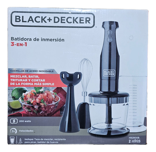 Batidora De Inmersion Black+decker