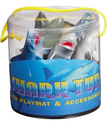 Warm Fuzzy Toys - Bañera De Tiburones