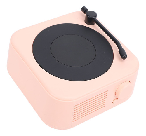 Altavoz Rosa Estilo Tocadiscos Retro Vintage Portátil