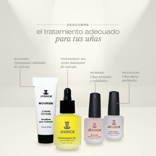 Base Tratamiento Jessica Recovery -uñas Duras Y Quebradas 15 Ml