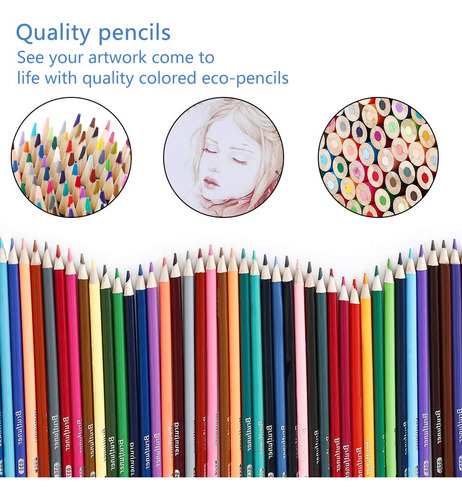 W Conjunto De 48 Lápis De Cor Soft Core Art