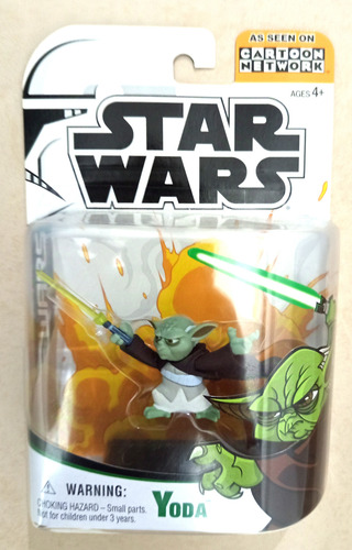 Yoda Clone Wars Cartoon Network Star Wars (Usado)