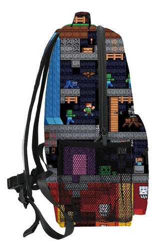 Mine & Craft Mochila Escolar Viaje Computador Portátil Bolsa #08