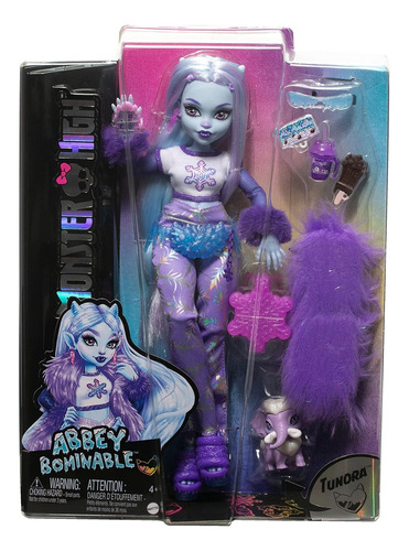  Monster High Muñeca  Abbey Bominable Tundra Bunny Toys