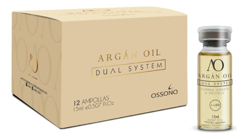 Kit Ossono Ampollas Nutrición Argán +keratina + Complex 15ml