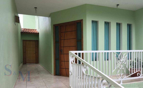 Imagem 1 de 11 de Sobrado Com 3 Dormitórios À Venda, 248 M² Por R$ 540.000,00 - Jardim Santo Alberto - Santo André/sp - So0325
