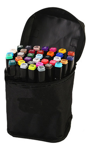 Estuche Escolar Para Bolígrafos Con Doble Punta, 36 Colores