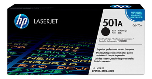 Toner Hp Q6470a (501a) L.j. 3600/3800 Negro