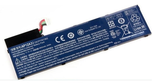 Bateria  Ultrabook  Acer  M5 481t   Mod Ap12a3i  Original