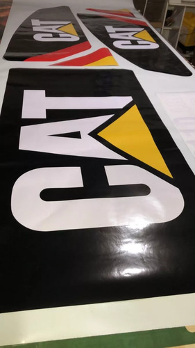 Adesivos Compatível Trator Esteira Cat D6t Xl + Etiq Seg