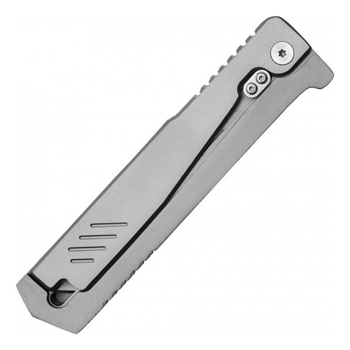 Navaja Tipo Gravity Knife Color Plateado