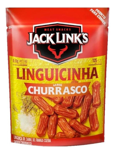 Linguicinha Defumada Churrasco 30g C/10un - Jack Link's