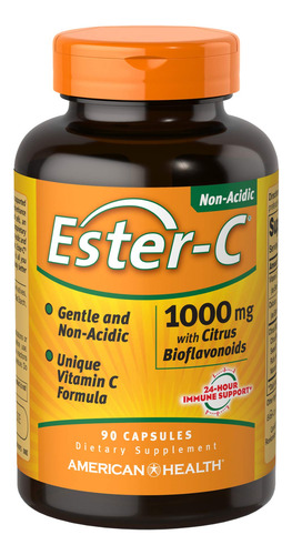 Ester-c Vitamina C 1000mg Cápsulas Soporte Inmunológico 90