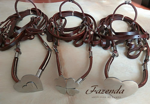 Riendas Cabezada & Pechera Corazones O Tréboles