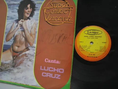 Super Combo Veracruz Lucho Cruz Lp Vinilo Edic Colombia 1984 (Usado)