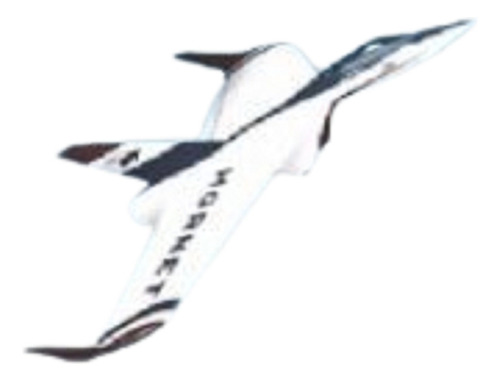 Avion Jet Hornet Aeromodelismo Rc Turbina 1.28 Mts Fibra