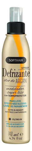 Soft Hair Defrizante Oleo De Argan Com Termoprotetor 140ml