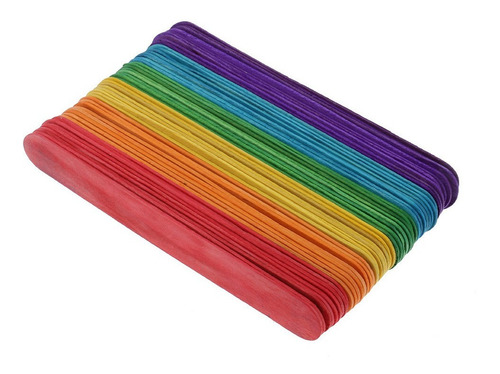 Palos De Paleta De Colores * 500 Unidades 