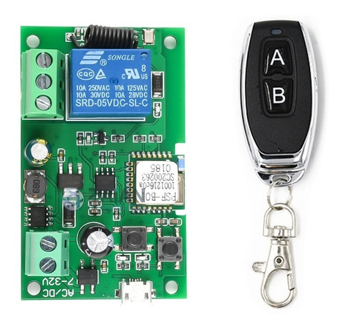 Relé Relevo Relay Inteligente Wifi Rf Ewelink Control Remoto