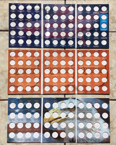 Imagen 3 de 4 de 5 Album Coleccionador Para Monedas 25 Y 50 Centavos Y 1 Dola