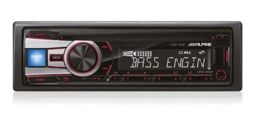 Imagen 2 de 2 de Estereo Alpine Mod. Cde-151e