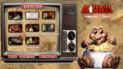Dinosaurios Serietv Dvd Temporadas 1-4 Latino Full +envio