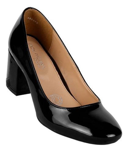 Zapatilla Tacon Mujer Negro Tipocharol Lady Paulina 02703907