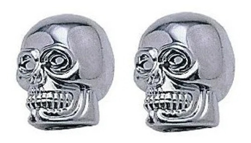 Tapas De Valvula Calavera De La Muerte X Unidad- Racer Bikes