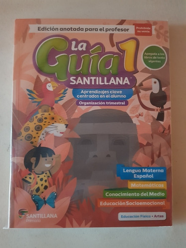 Imagen 1 de 1 de Guía Santillana 1er Grado, Edición 2019 Contestada