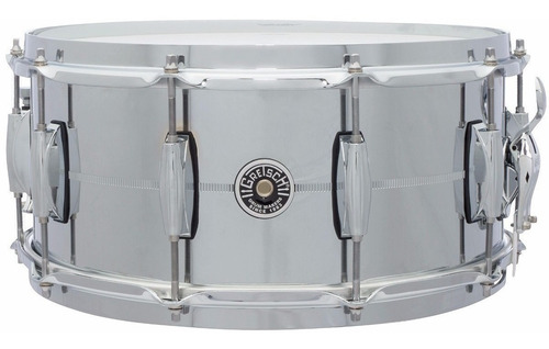 Gretsch Gb4164s Redoblante Brooklyn Usa Over Steel 14 X 6,5