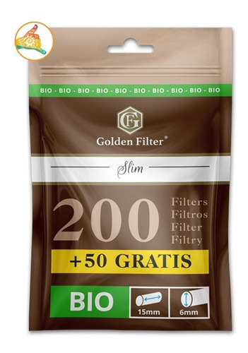 250 Filtros Golden Filter Bio