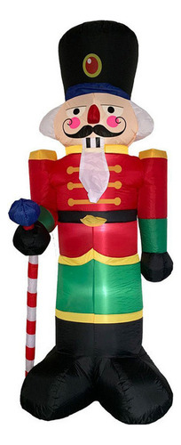. Cascanueces Inflable Navideño De 2,4 M For Decoración