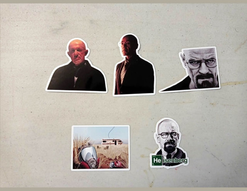 Imagen 5 de 5 de Pack De 20 Stickers De Breaking Bad Para Tu Notebook (p001)