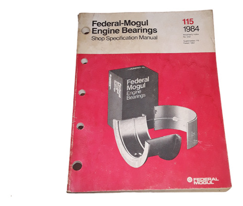 Manual Federal Mogul Cojinetes De Motor 1984