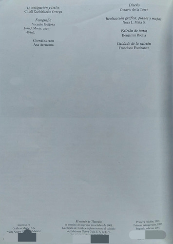 El Estado De Tlaxcala (Usado)