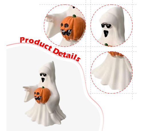 Estatua De , Figura De De Halloween, Fantasma De Calabaza