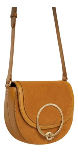 Bandolera serraje zara hotsell