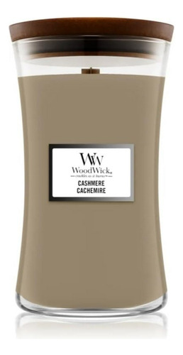 Vela Perfumada Woodwick Grande - Sándalo, Tonka Y Membrillo,