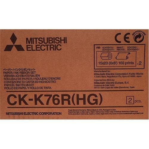 Mitsubishi Ck-6  K76rhg Papel Y Juego De Cartuchos Para Cp-s