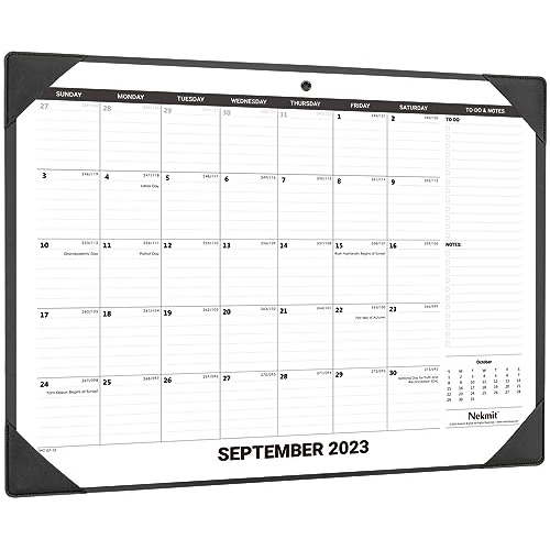 Calendario De Escritorio Grande 2023-2024 Protector De ...