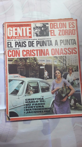 Revista Gente 593 Cristina Onassis 2 Dic 1976 