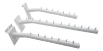 Comprar Perchero Inclinado 40cm Para Panel Ranurado - Pared - Reja