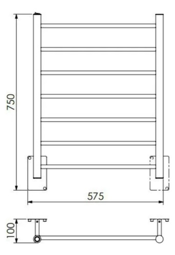 Toalheiro Termico Ruby Fio Oculto Premium Inox Polido Bivolt