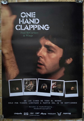 Póster Original Cine Paul Mccartney One Hand Clapping (Usado)