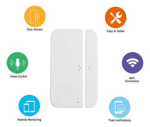 Alarma Para Puertas Y Ventanas Smartlife Wifi Control Alexa