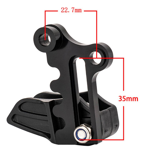 GuĂa De Cadena De Bicicleta Protector De Cadena De Negro