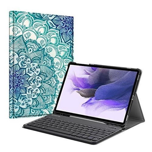 Funda + Teclado Para Samsung Tab S7 Fe 12.4 Fintie E-illusio