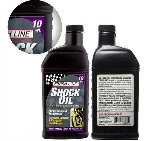 Óleo Para Suspensão Bike Shock Oil 10wt Finish Line 475ml