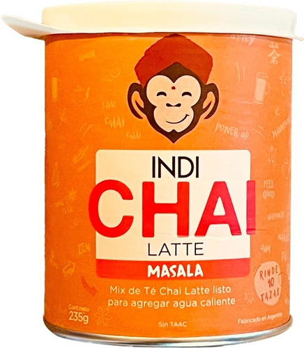 Indi Chai Latte. Te Zen Instantáneo India - Masala - Caramel