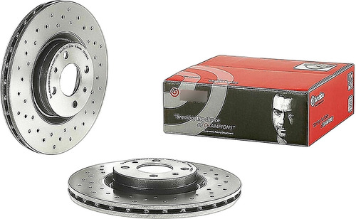 Jgo 2 Discos Hiperventilados Delanteros Ram 700 15/20 Brembo